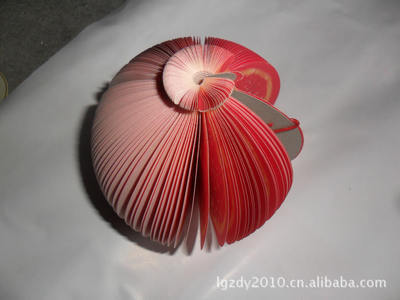 廠家直銷(xiāo)紙質(zhì)工藝品 10款水果大號(hào)便簽紙系列之蘋(píng)果便簽本，婚慶禮品新選擇